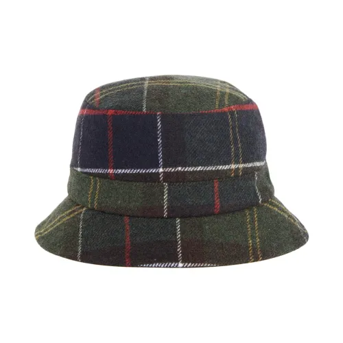 BARBOUR Полиэстер Шляпы ведра Женские Зеленый