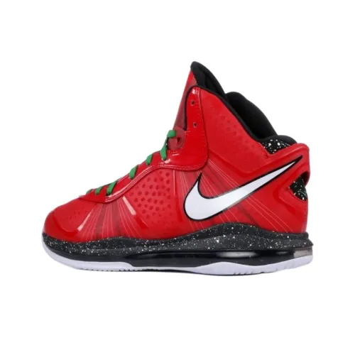 nike Lebron 8 Anti KICK Амортизация MID Топ Детские Баскетбольные кроссовки Красный Подростки