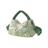 Кошка и Собака Благословение Символ Через плечо Хлопок Сумка Квадратная Сумка