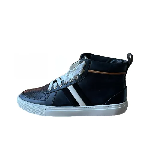 BALLY Скейтборд Кроссовки MID Топ Черные Мужские