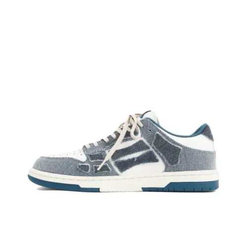 AMIRI Низкий Топ Стильный Скейтбординг Мужской Сапфирово-Синий