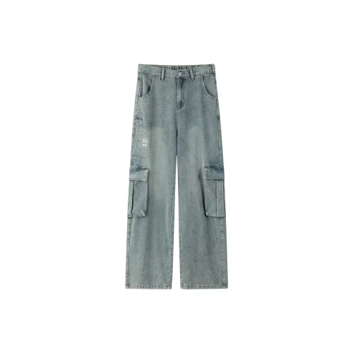 ZYKY Синий Унисекс Джинсы