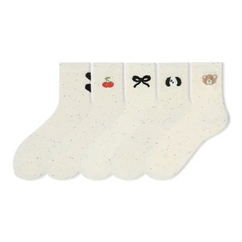 COTTON CHEESE Носки Crew Женские упаковка из 5 пар