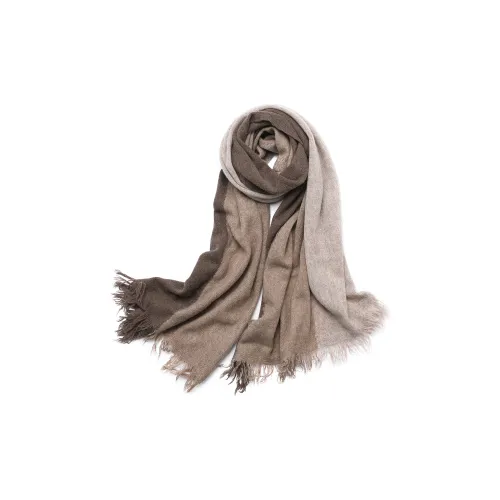 PIERRE CARDIN Кашемир Вязаные Шарфы Женские Бежевый Верблюжий