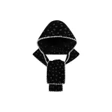 Смайлик - Черный