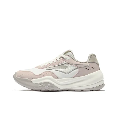 Erke Cheese Slip-resistant Abrasion-resistant Low Top Casual Shoes Women's Microcrystalline White Angelica Gray Эрке Чиз Антискользящий Устойчивый к истиранию Низкий Топ Повседневная Обувь Женская Микрокристаллический Белый Анжелика Серый