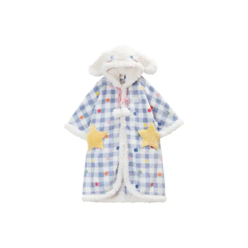 GUKOO x YUGUIGOU Банные халаты Женские Ночной синий