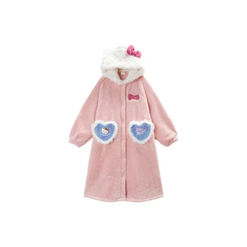 GUKOO x HelloKitty Сон Robe Женские Heavenly Розовый