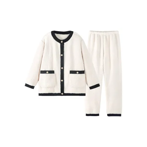 Xiang Ning Pai Пижамный комплект Женские Белые