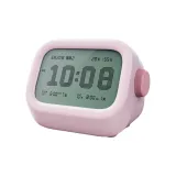 Модный и очаровательный цифровой хронограф-часы, розового цвета