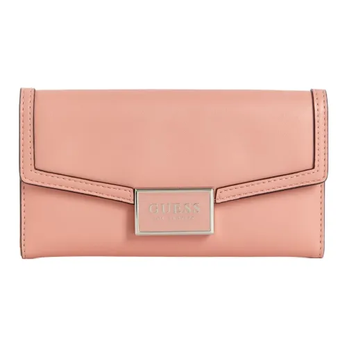 GUESS Клатч из искусственной кожи кошелек женский розовый