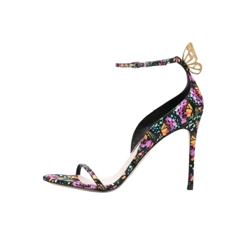 SOPHIA WEBSTER Mariposa One Ремешок Сандалии 11 см Женские Черные