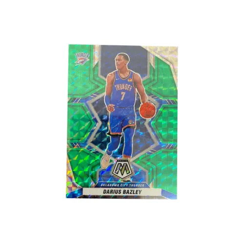 PANINI 2021 22 Mosaic Thunder Darius Bazley Green Fold Mosaic Fold Teca Игрок Card Card Product Access