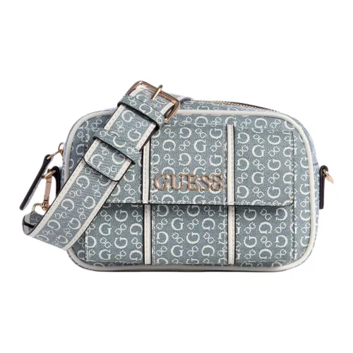 GUESS Сумка через плечо из холста с искусственной кожей стандартная женская светло-синяя