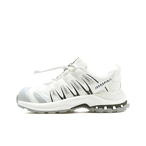 JEEP SPIRIT Outdoor Trail Running Альпинизм Дышащий And Легкий Низкий Топ Походная обувь Унисекс Бежево-серый
