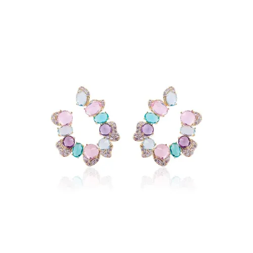 Серьги-гвоздики XIUJUEYINYUAN DL из серебра S925 женские