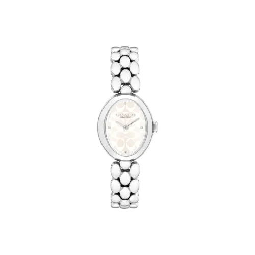 COACH Sammy Женские часы кварцевый механизм ремешок из нержавеющей стали белый циферблат