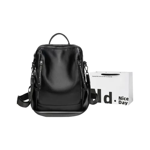 SWIMADE ПУ (полиуретан) Рюкзак Стандартный Женский Черный Хаки Синий