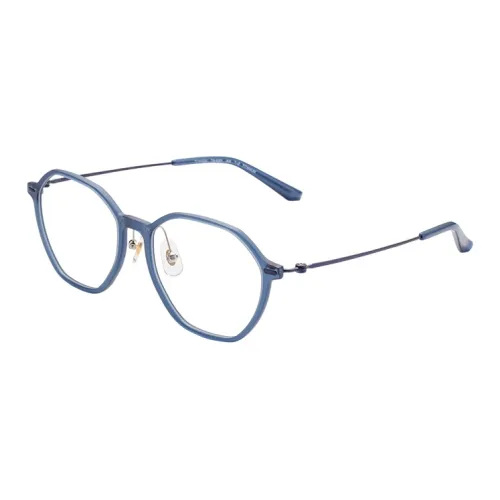 SEIKO Пластина + Сплав Нерегулярная форма OPTICAL Очки Унисекс Синий