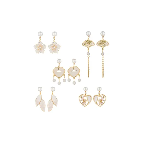 SYAY Серьги из меди с инкрустацией золота женские