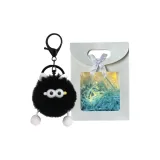 Чёрный бант, подарочная коробка с светящейся LED-полосой и рафия, трава