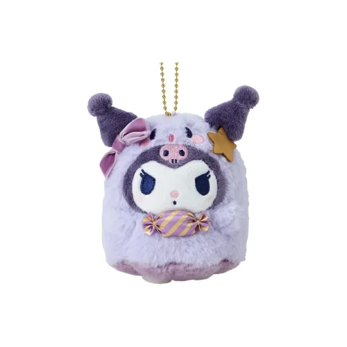 Санрио Kuromi Ghost Candy брелок Kuromi Кукла Плюшевая Подвеска 12 см Рекомендуемая Высота