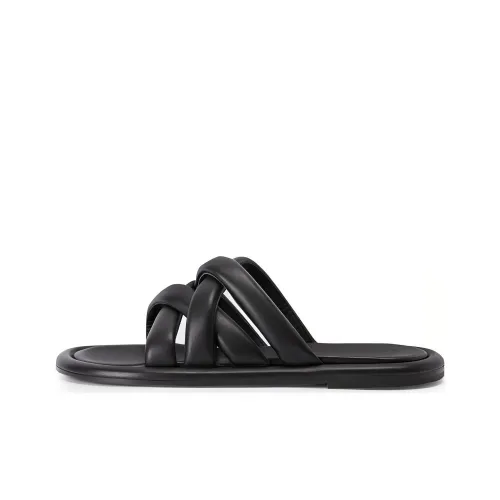 Giuseppe Zanotti GZ Повседневная Верхняя одежда На открытом воздухе Лето Высокий уровень Роскошь Бренд Роскошь Милый Слипоны Мужской Черный