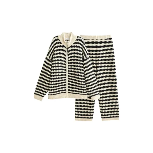 Same Language Пижамный комплект женский матовый черный молочный кофейный