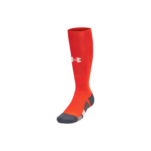 Under Armour 1 шт Темно-оранжевый/Темно-серый/Белый Унисекс Колено высокие Носки
