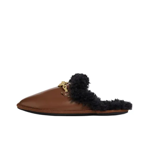 Stella McCartney Домашние тапочки Женские Коричневый