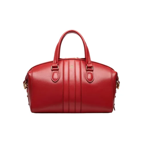 BALLY Сумка через плечо из кожи буйвола женская красная