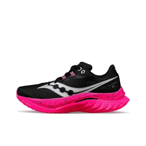 Saucony Endorphin Speed Brown 4 Устойчивые к истиранию Низкие Беговые кроссовки Женские Черные