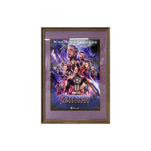Huayitaojin Капитан Америка Эванс Тор Chris And 8 Личных Подписей [Мстители 4 Endgame] Постер