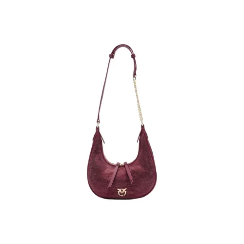 PINKO Brioche Полиэстер Сумка через плечо Сумка на плечо Стандартная Унисекс Бордовый