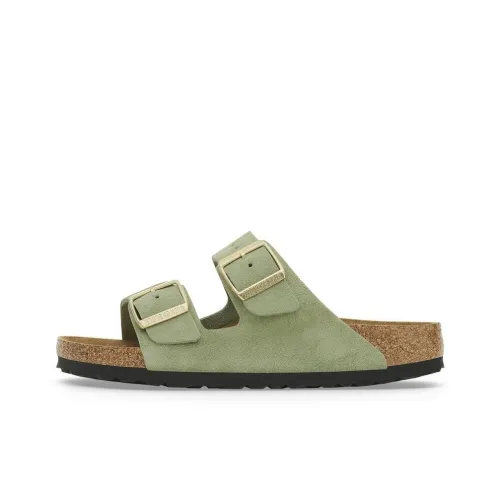 Birkenstock Arizona Soft Footbed Устойчивые к истиранию Слипоны Женские Матча Зеленый Стандартный