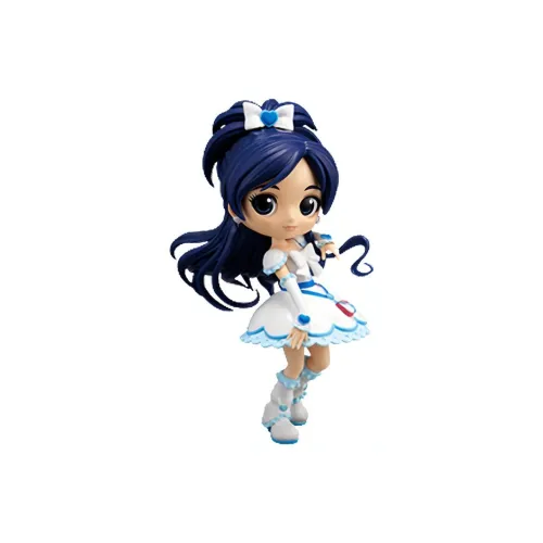 BANPRESTO Glass Factory QPOSKET Collection Pretty Cure Girlish White Чиби Фигурки 14 см