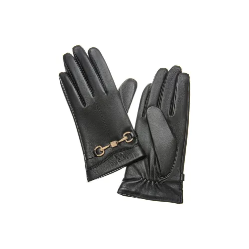 PIERRE CARDIN Sheepskin Перчатки Женские Черные