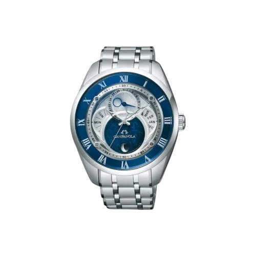 CITIZEN Campanola Collection Светильник Кварцевый механизм Нержавеющая сталь Ремешок Часы Унисекс Синий циферблат