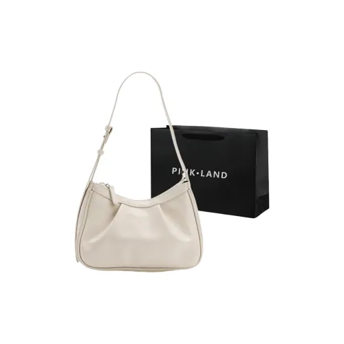 PINK·LAND ПУ (полиуретан) Сумка через плечо Стандартная Женская Белая Черная