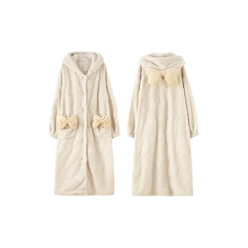 Redu 53033 Бабочка С капюшоном Сон Robe Один Robe Женские Банные халаты