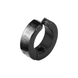 [Roman Numbers Clip-on Earrings] Черный 1 Размер Набор