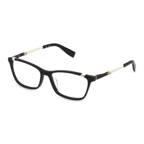 Furla Ацетат Прямоугольные Оправы для Очков Унисекс Черные