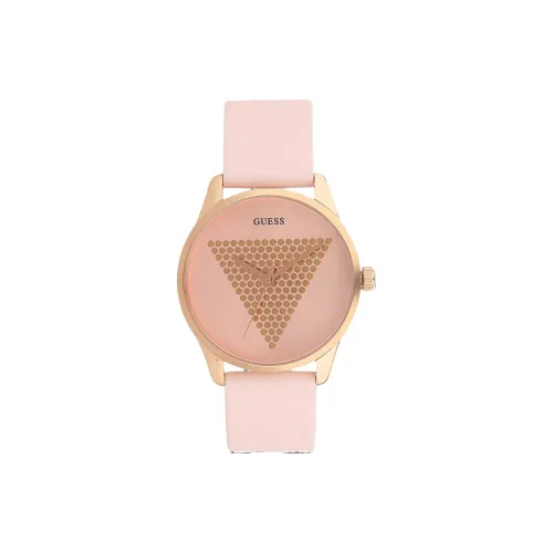 GUESS Наручные часы Кварцевый механизм Силиконовый ремешок 36 мм Розовый циферблат Женские часы