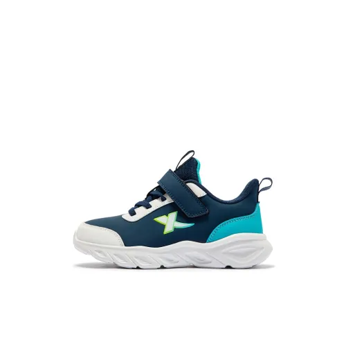 XTEP Slip-resistant низкий топ детские беговые кроссовки синий Children 3-7 лет