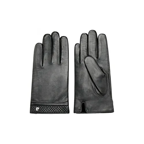 PIERRE CARDIN Зимний Противоколдный Натуральная Кожа Перчатки Овчина с Мягкостью Женские
