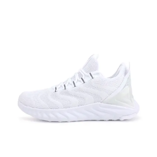 PEAK Tai Ji1,0 противоскользящие устойчивые к истиранию дышащие низкие беговые кроссовки мужские белые