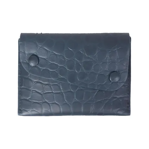 Il Bisonte Коровья кожа Держатель для карт Женский Синий