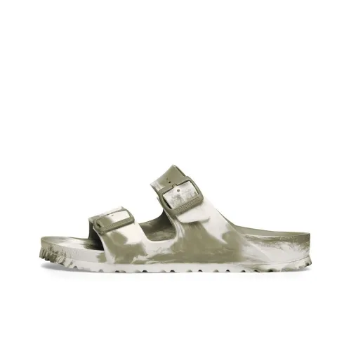 Birkenstock Arizona EVA Устойчивые к истиранию Слипоны Унисекс Белый хаки Стандартный