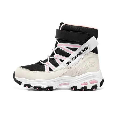 Skechers DLITES Детские зимние сапоги MID Топ Белый Школьный возраст