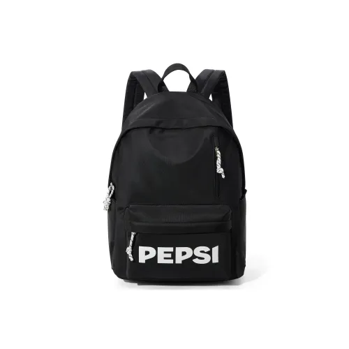Pepsi Ткань Рюкзак Ноутбук Сумка Унисекс Черный Черно-белый
